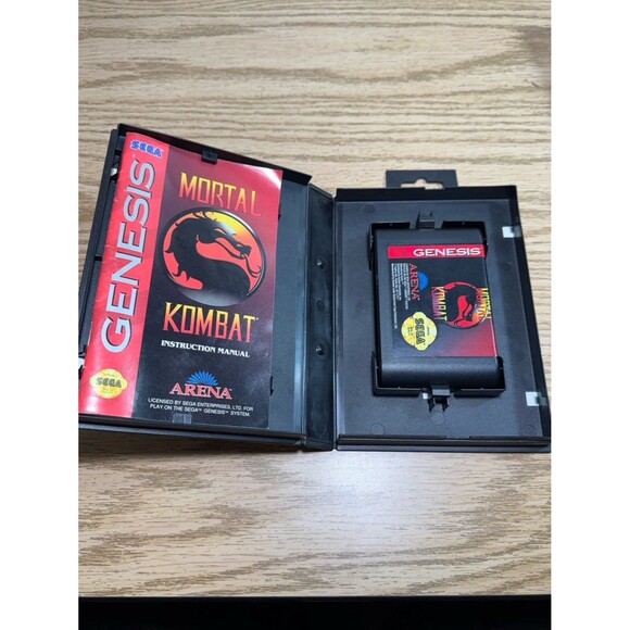 Mortal Kombat (Sega Genesis, 1993) CIB Genuine Tested - Picture 2 of 3
